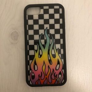 ON HOLD wildflower flame checkered iphone 6/6s